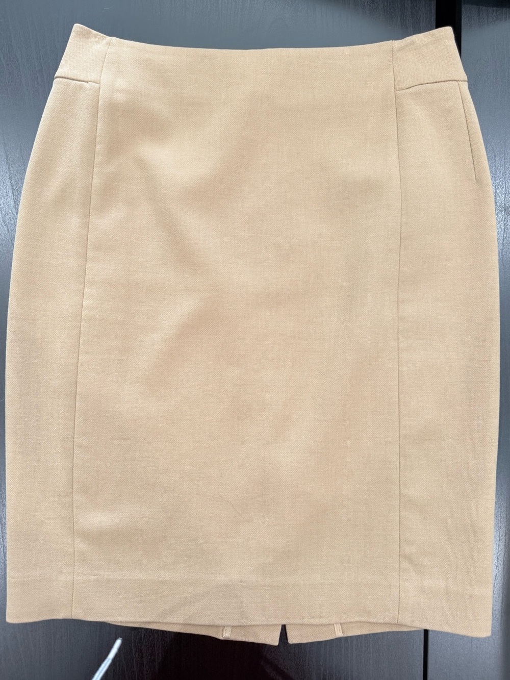LOFT Tan Tailored Pencil Skirt